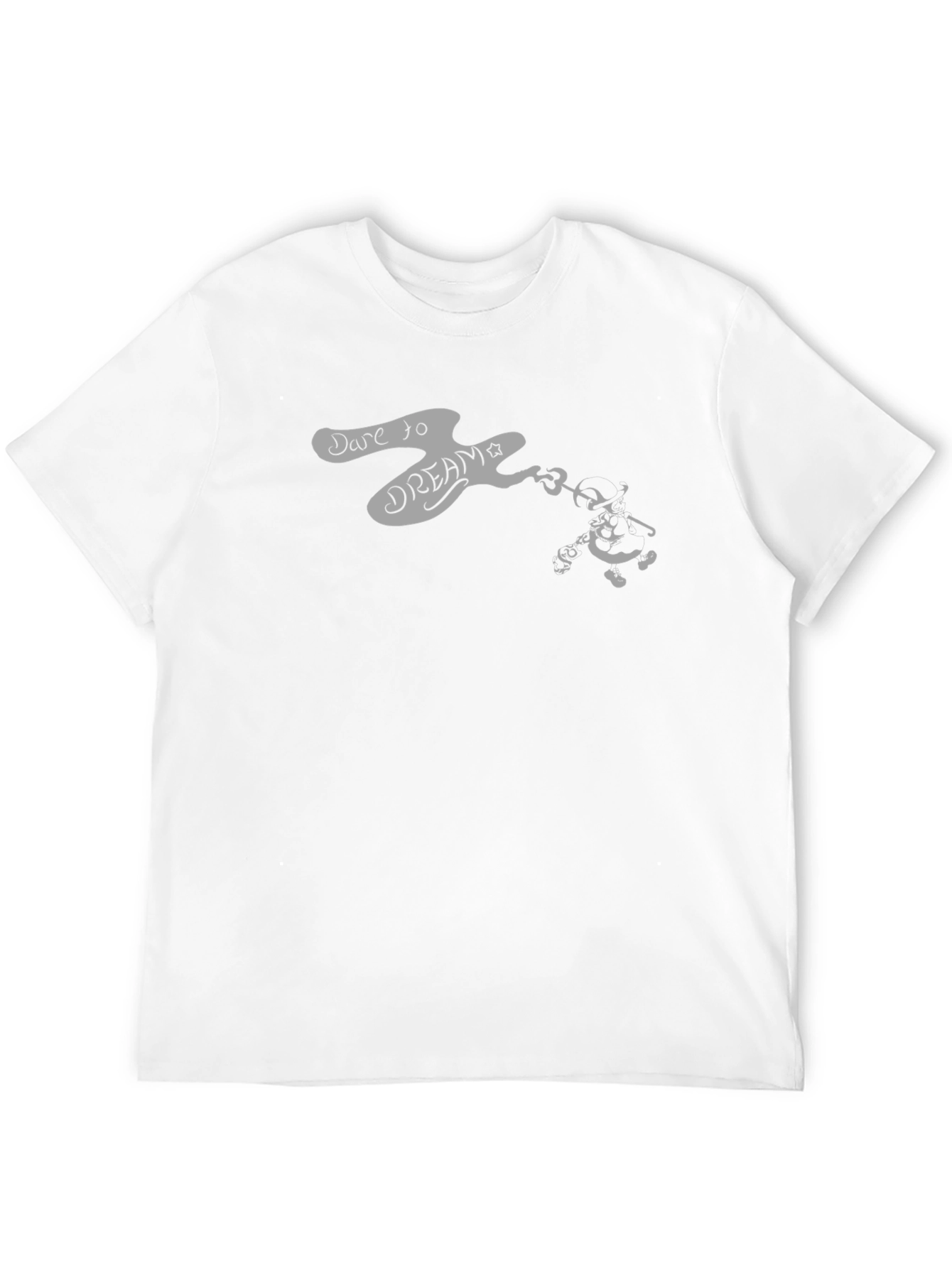 Dare to Dream Black Graphic T-Shirt