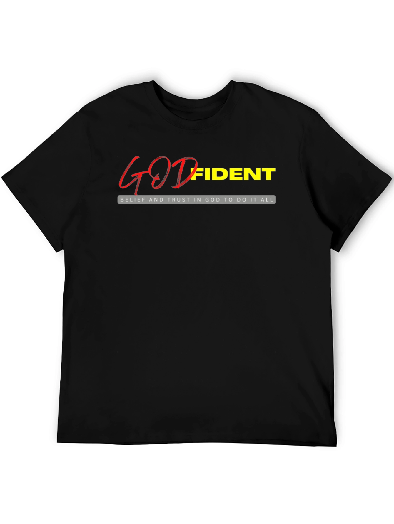 Godfident Christian T-Shirt - Belief and Trust