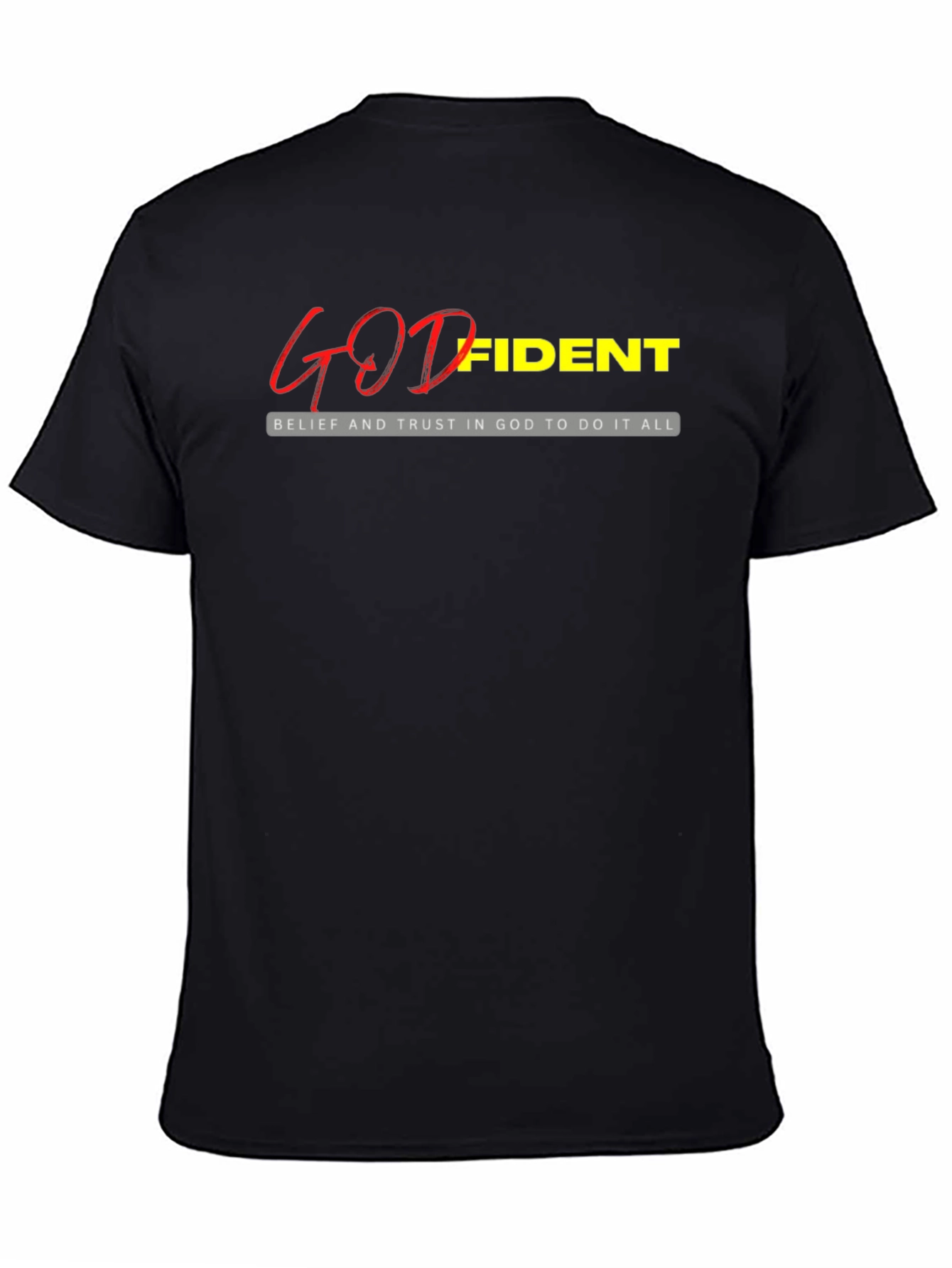 Godfident Christian T-Shirt - Belief and Trust