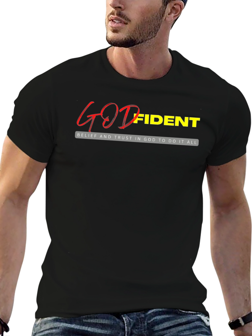Godfident Christian T-Shirt - Belief and Trust