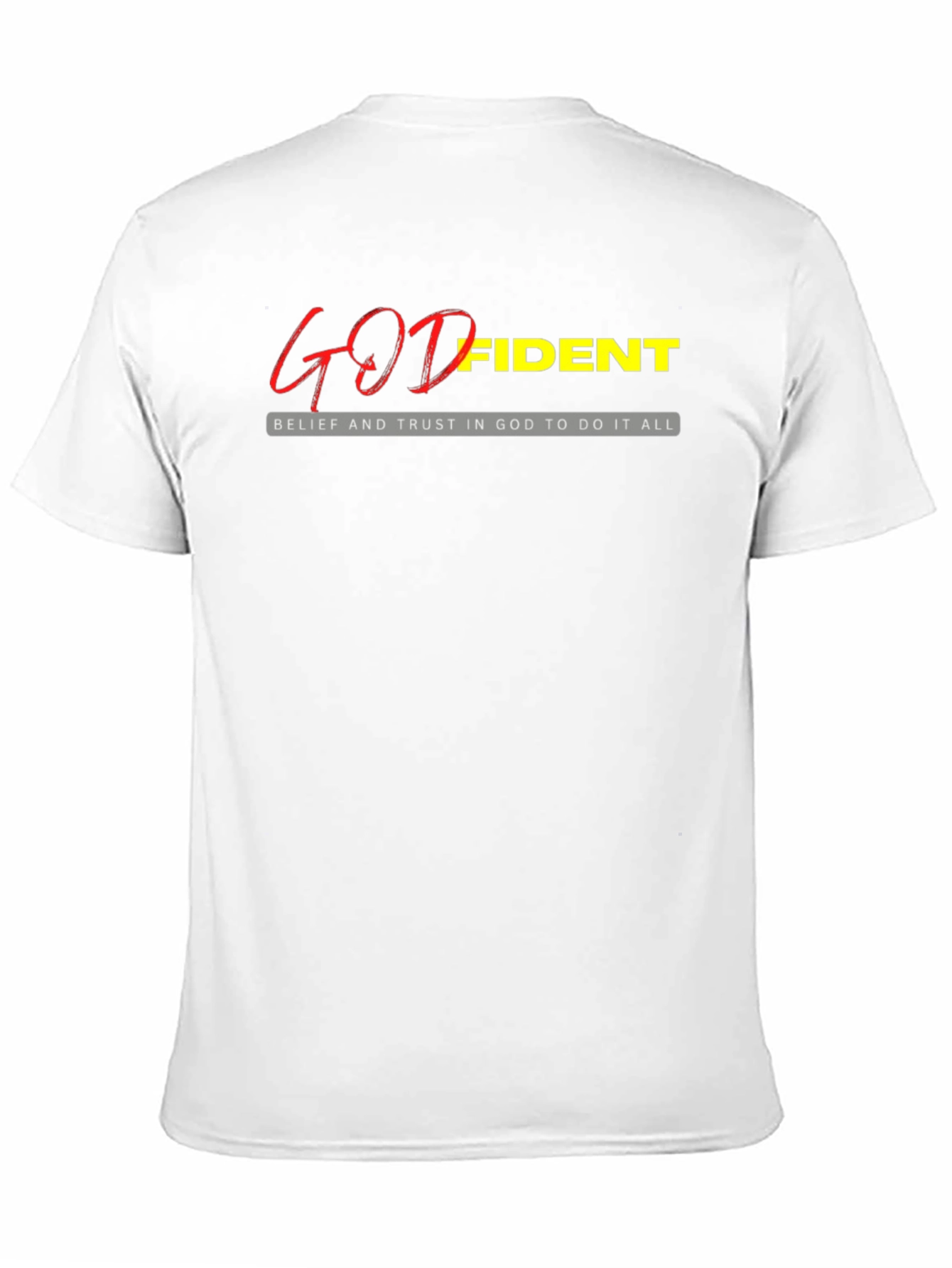 Godfident Christian T-Shirt - Belief and Trust