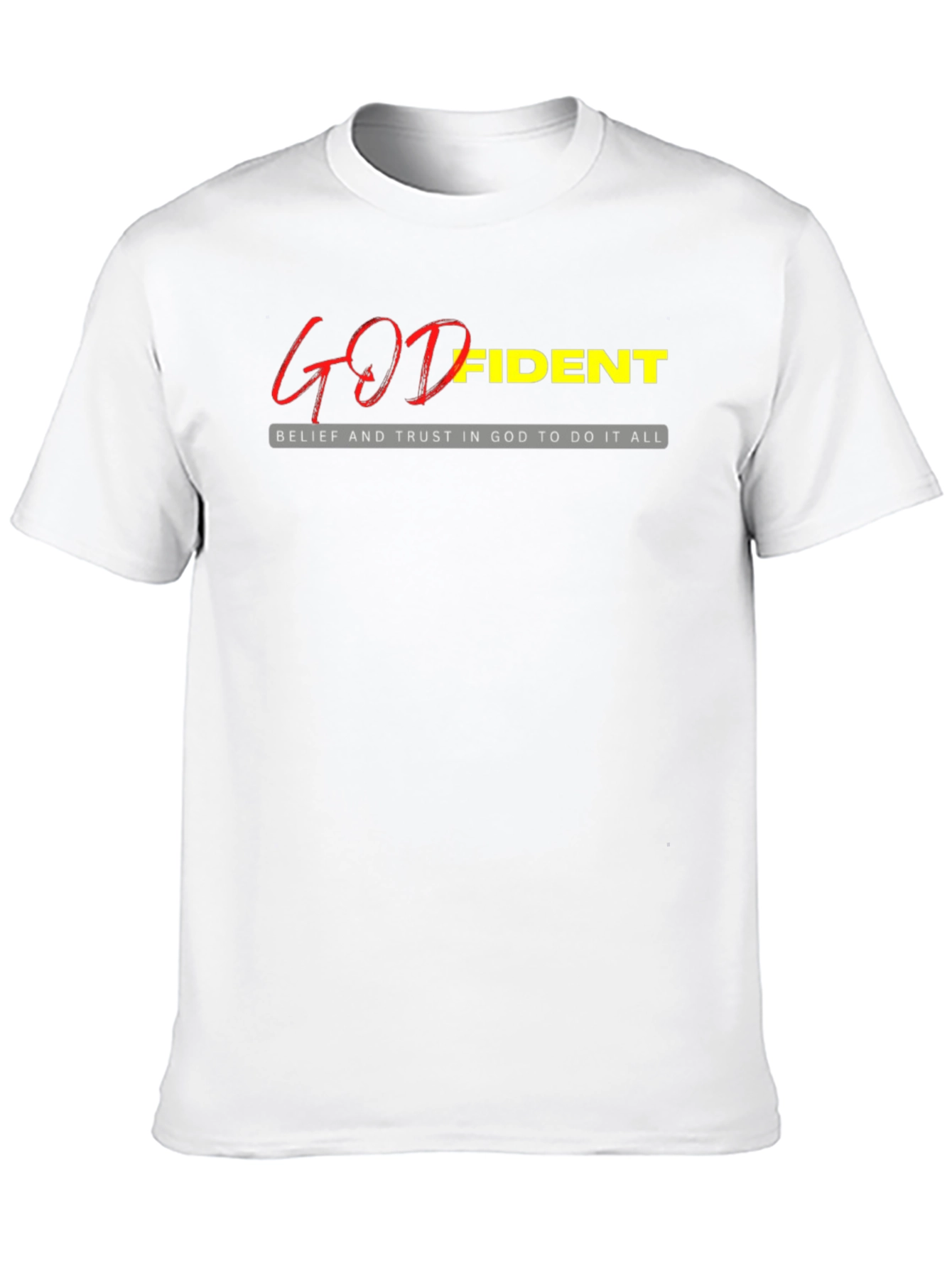 Godfident Christian T-Shirt - Belief and Trust