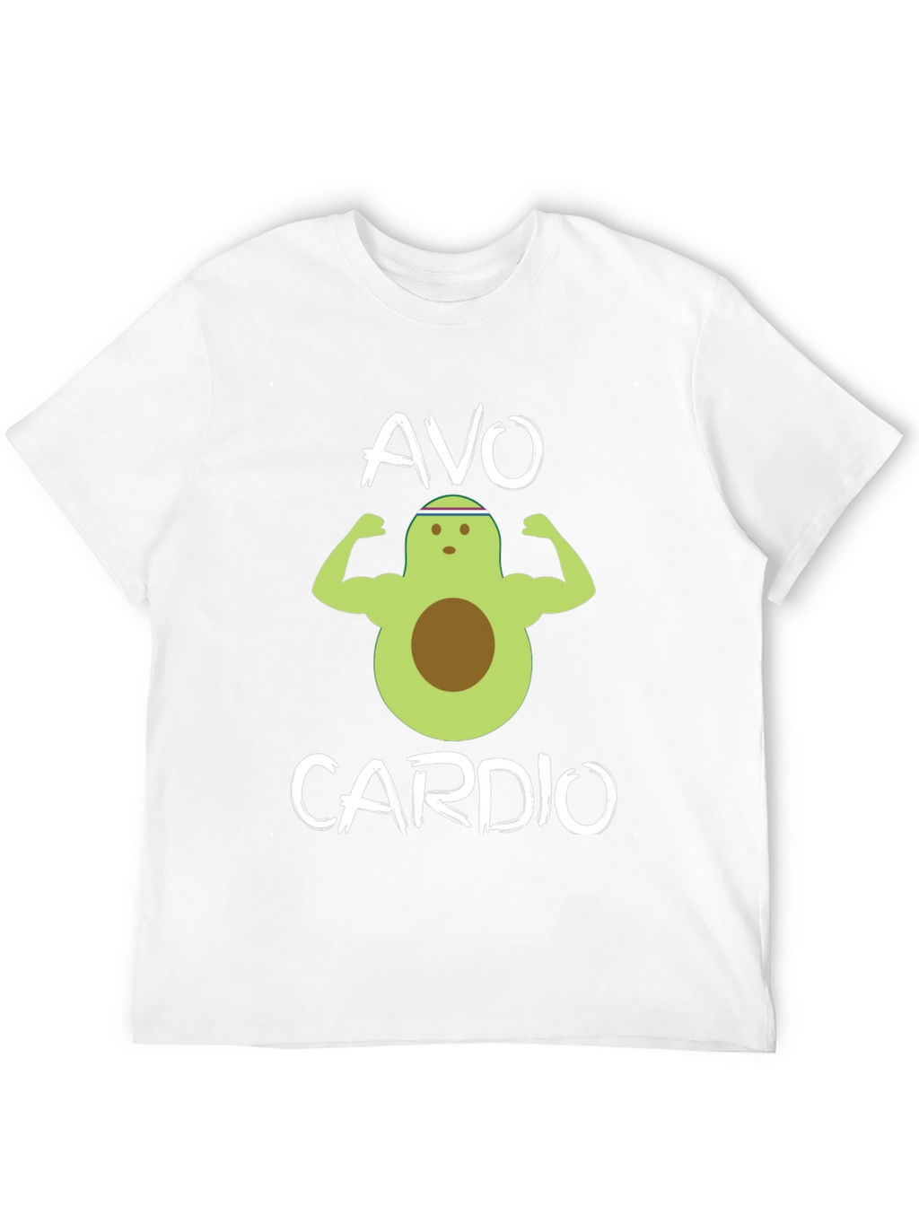 Avo Cardio Black T-Shirt - Gym Humor