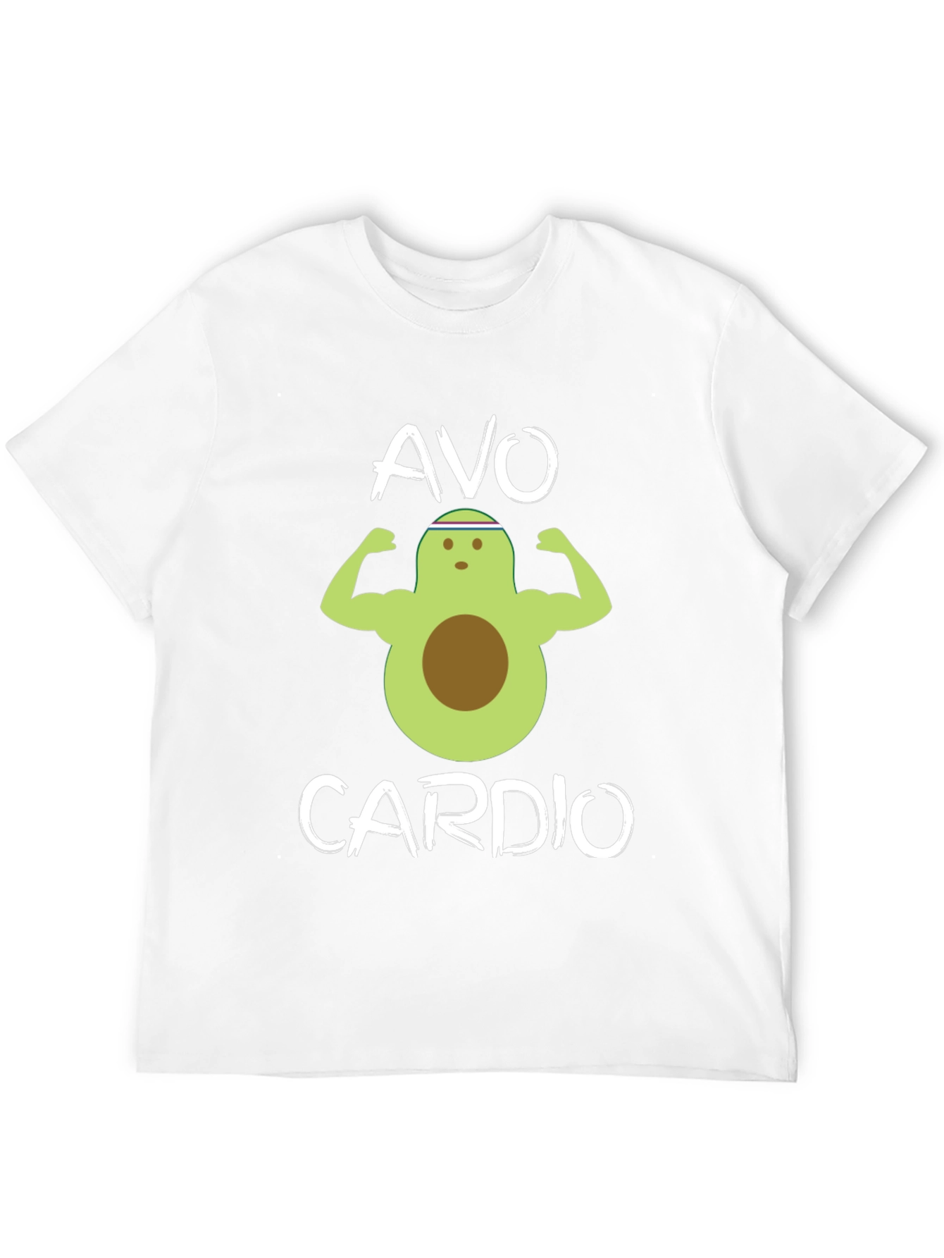 Avo Cardio Black T-Shirt - Gym Humor