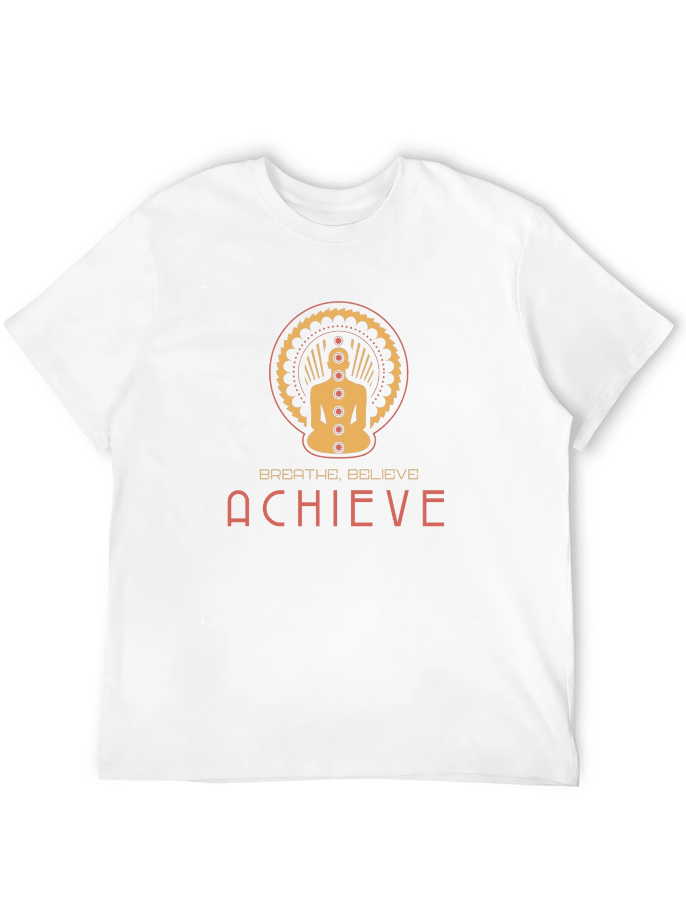 Achieve Meditation Chakra Graphic T-Shirt