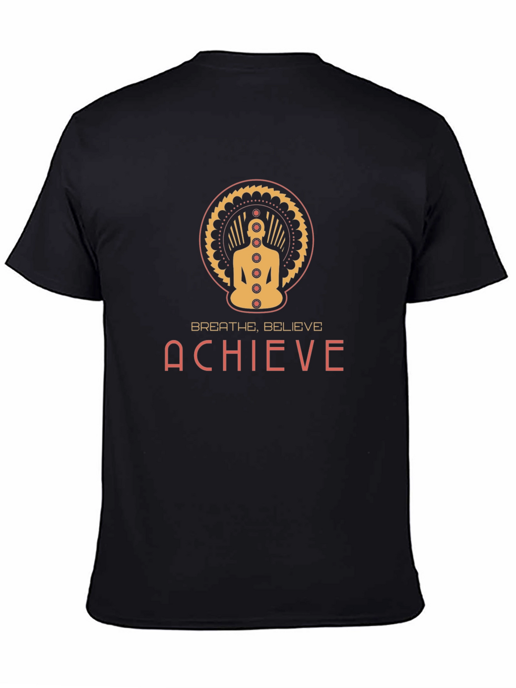 Achieve Meditation Chakra Graphic T-Shirt
