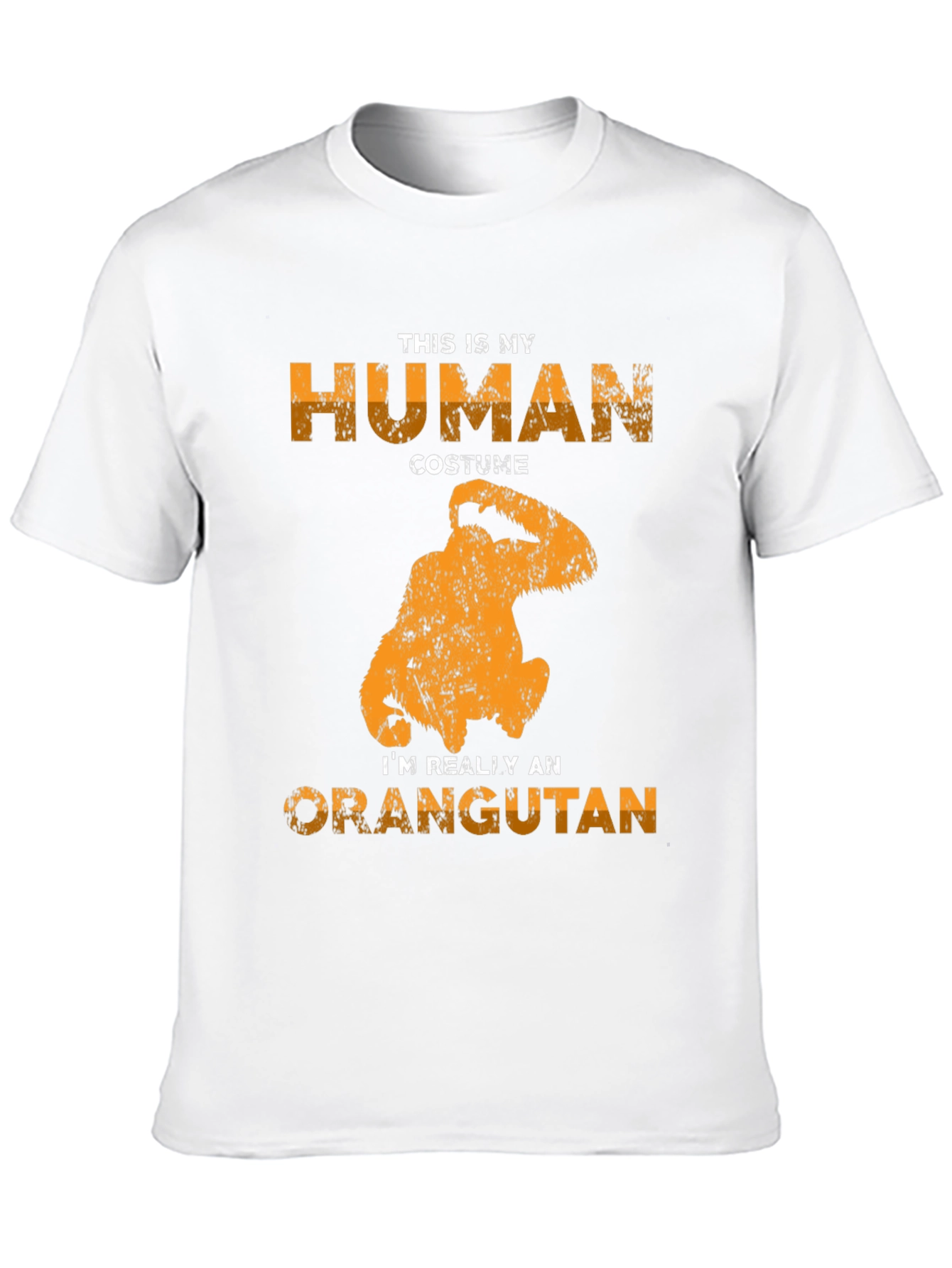 Human Costume Orangutan Graphic Tee
