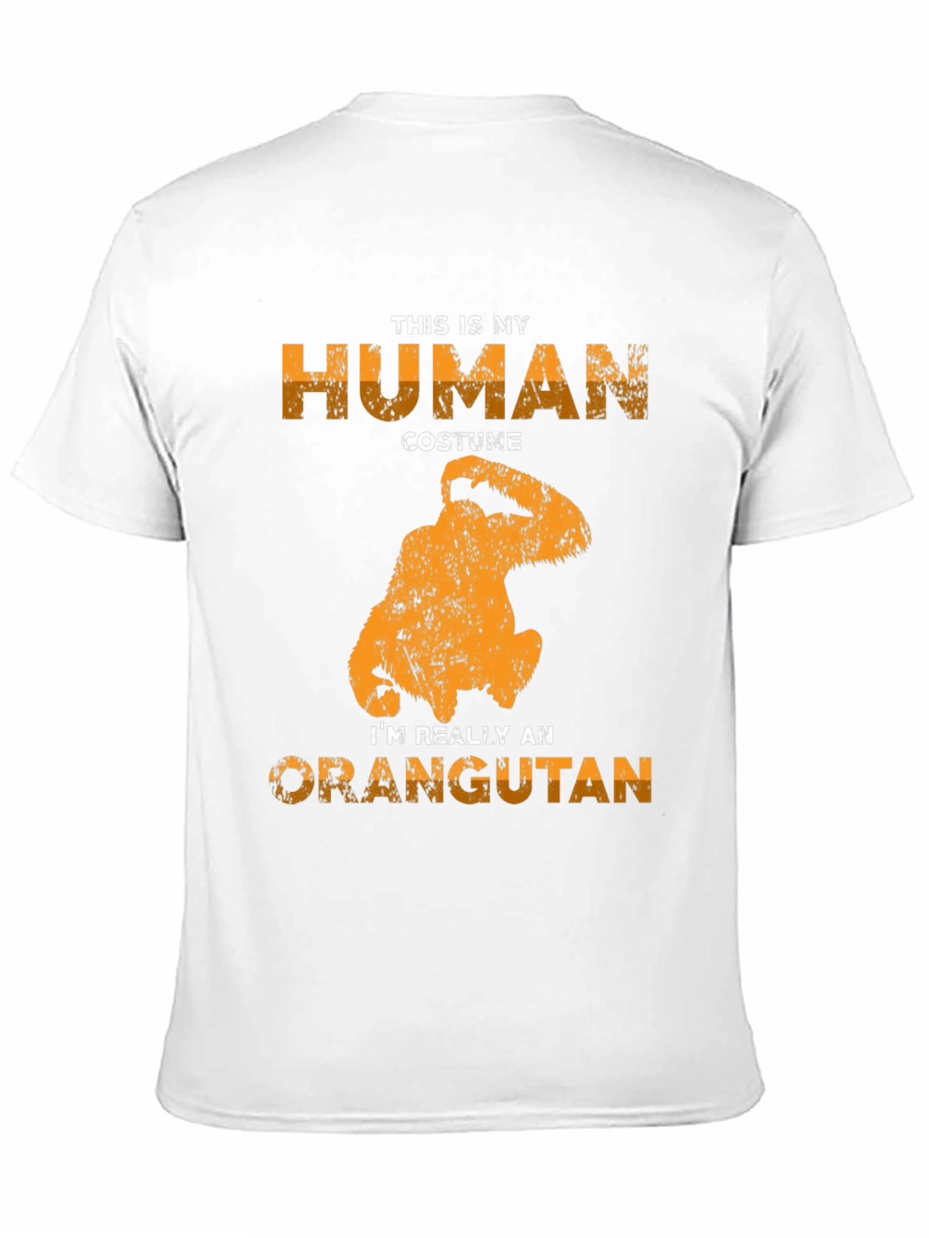 Human Costume Orangutan Graphic Tee