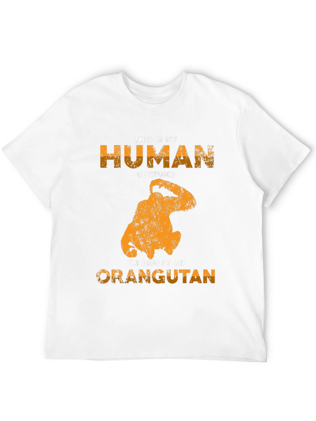 Human Costume Orangutan Graphic Tee