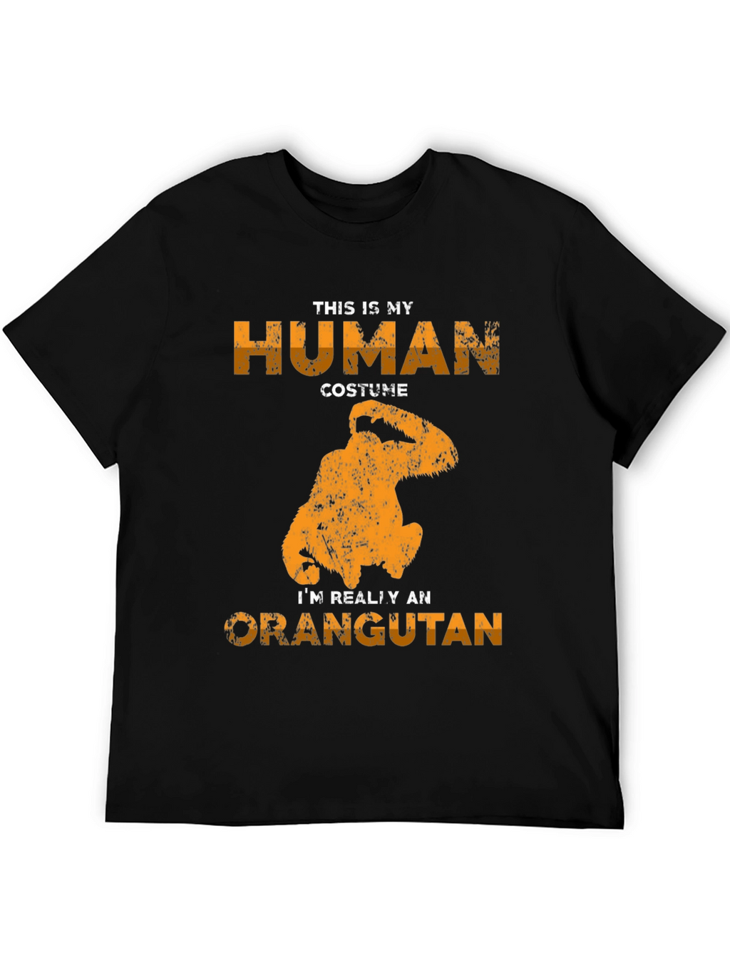 Human Costume Orangutan Graphic Tee