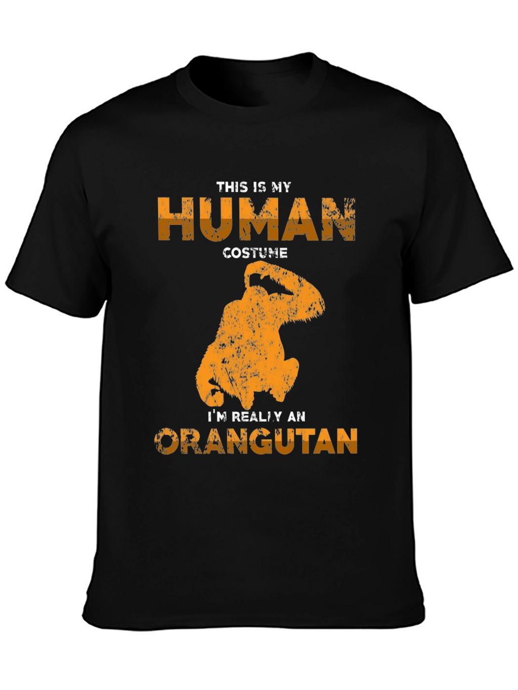 Human Costume Orangutan Graphic Tee