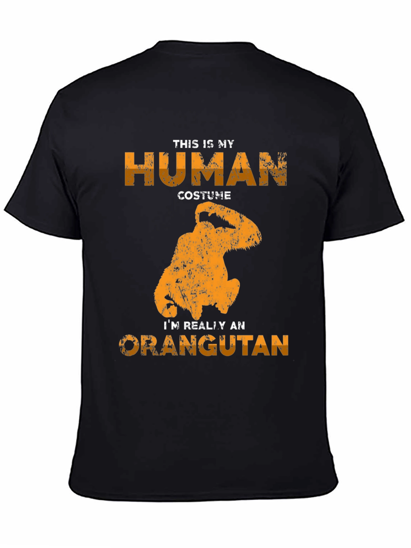 Human Costume Orangutan Graphic Tee