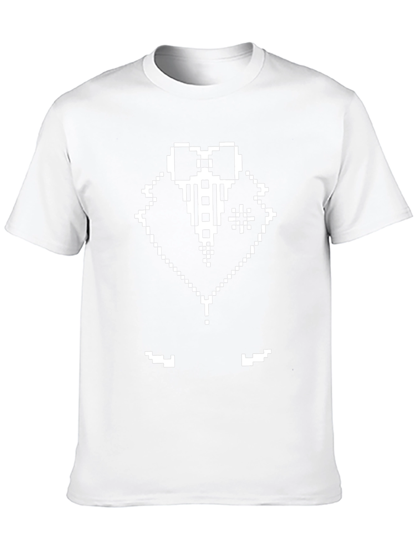 Pixel Tuxedo T-Shirt - Retro 8-Bit Style
