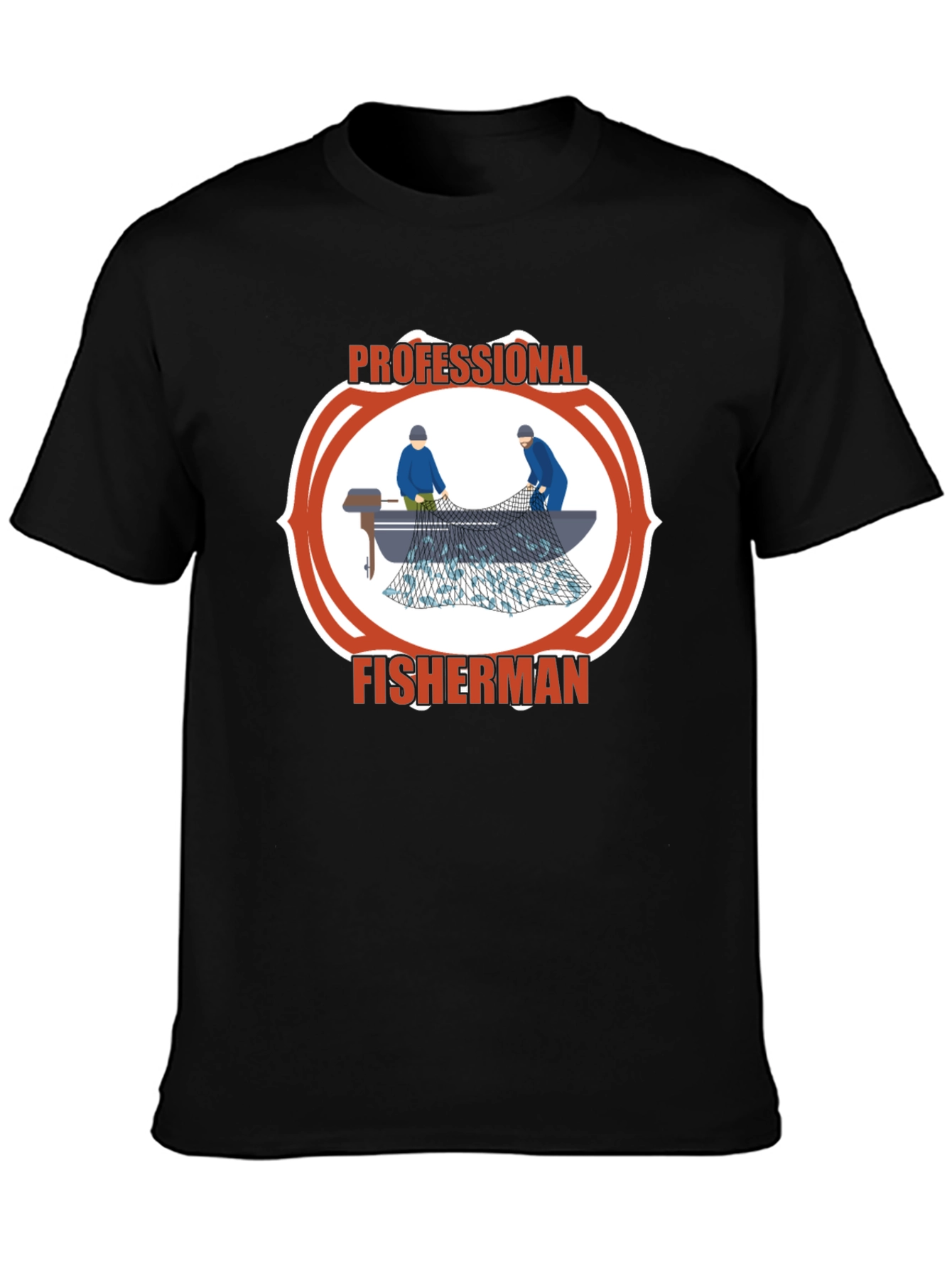 Professional Fisherman Graphic Tee