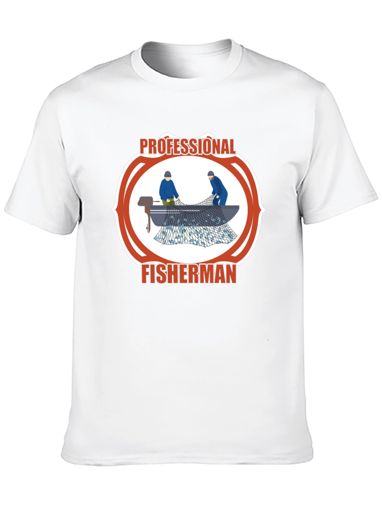 Professional Fisherman Graphic Tee