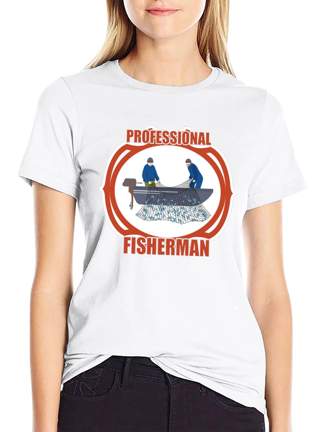 Professional Fisherman Graphic Tee