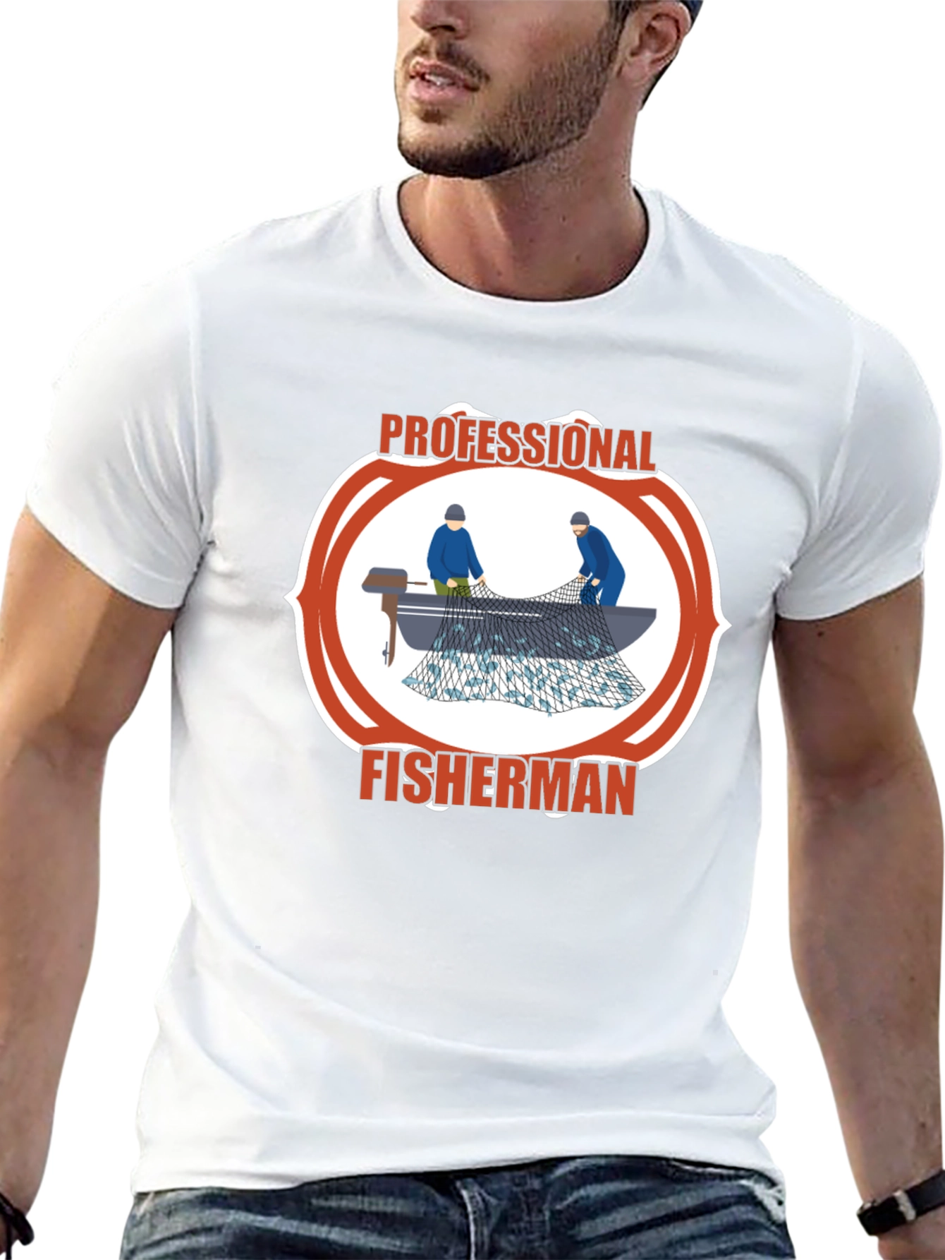 Professional Fisherman Graphic Tee