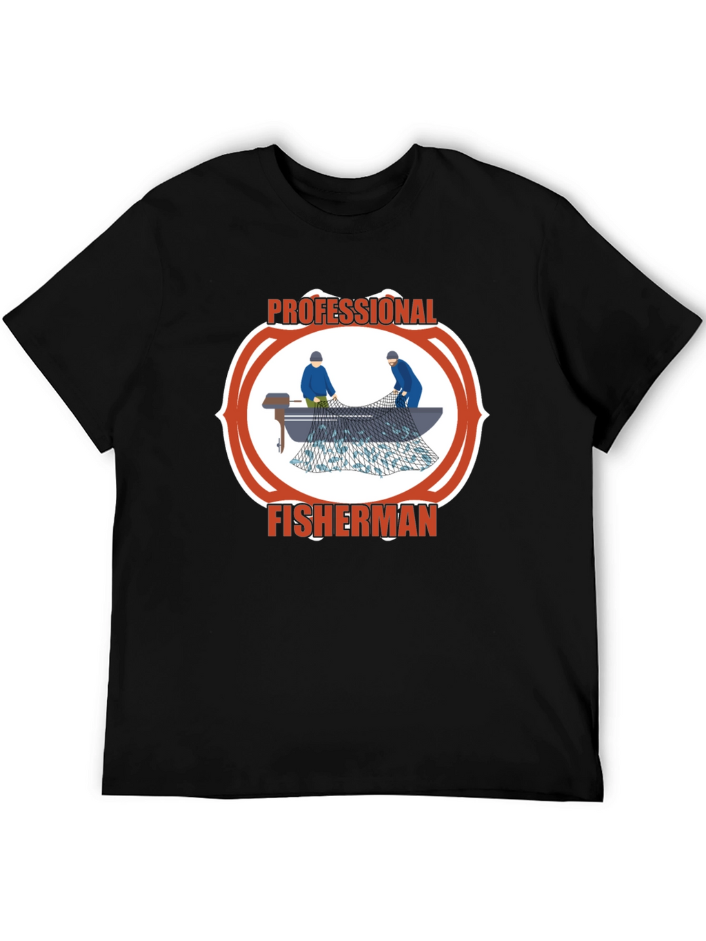 Professional Fisherman Graphic Tee
