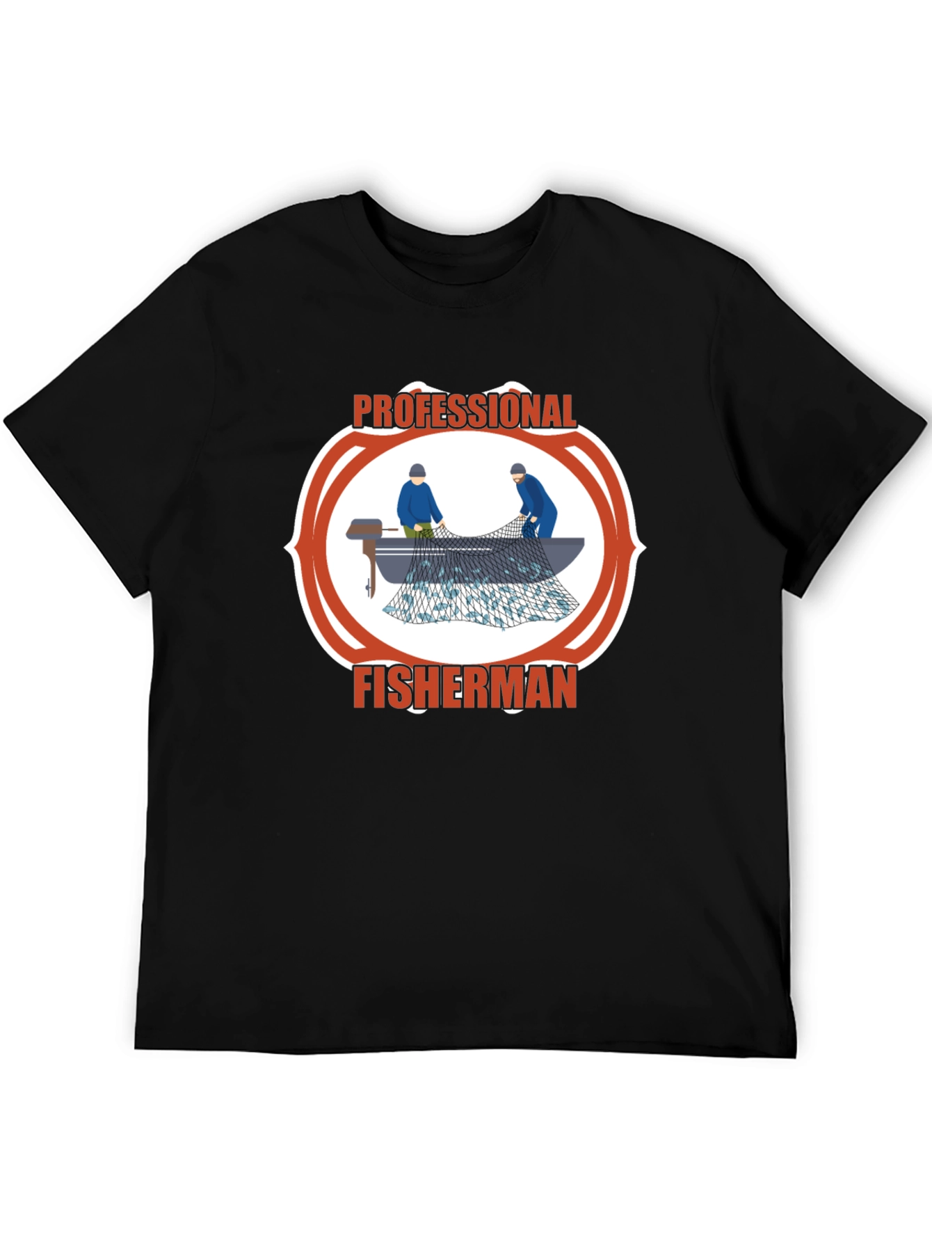Professional Fisherman Graphic Tee
