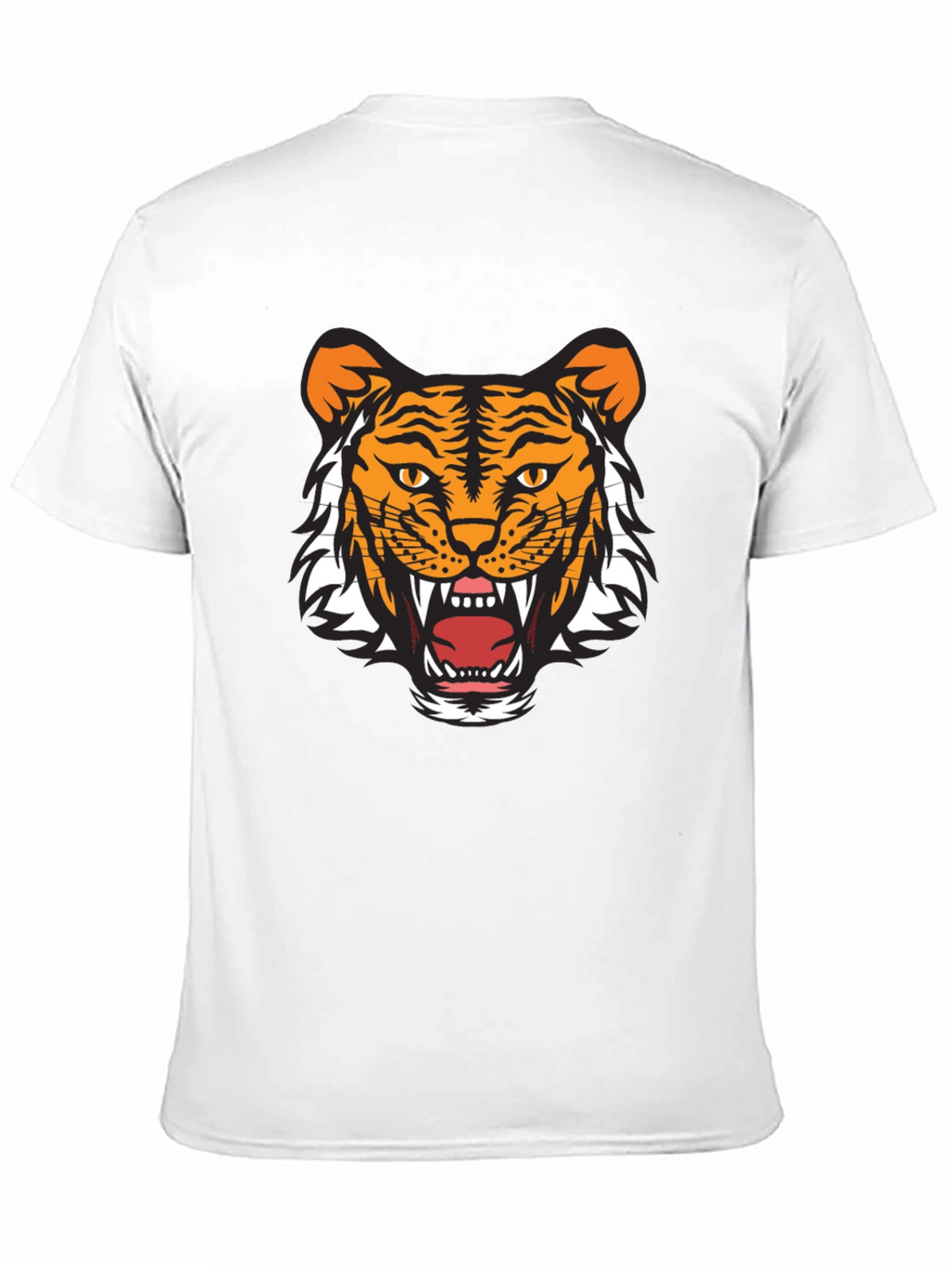 Tiger Graphic Tee - Fierce Black Cotton T-Shirt