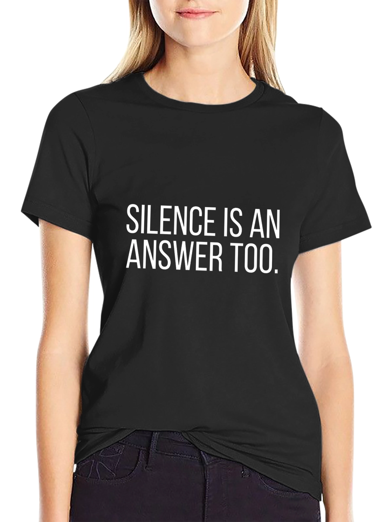 Silence is an Answer Tee - Mens Graphic T-Shirt