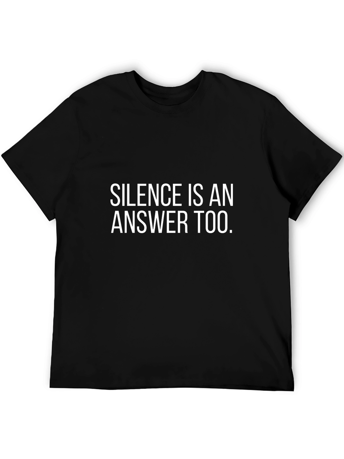 Silence is an Answer Tee - Mens Graphic T-Shirt