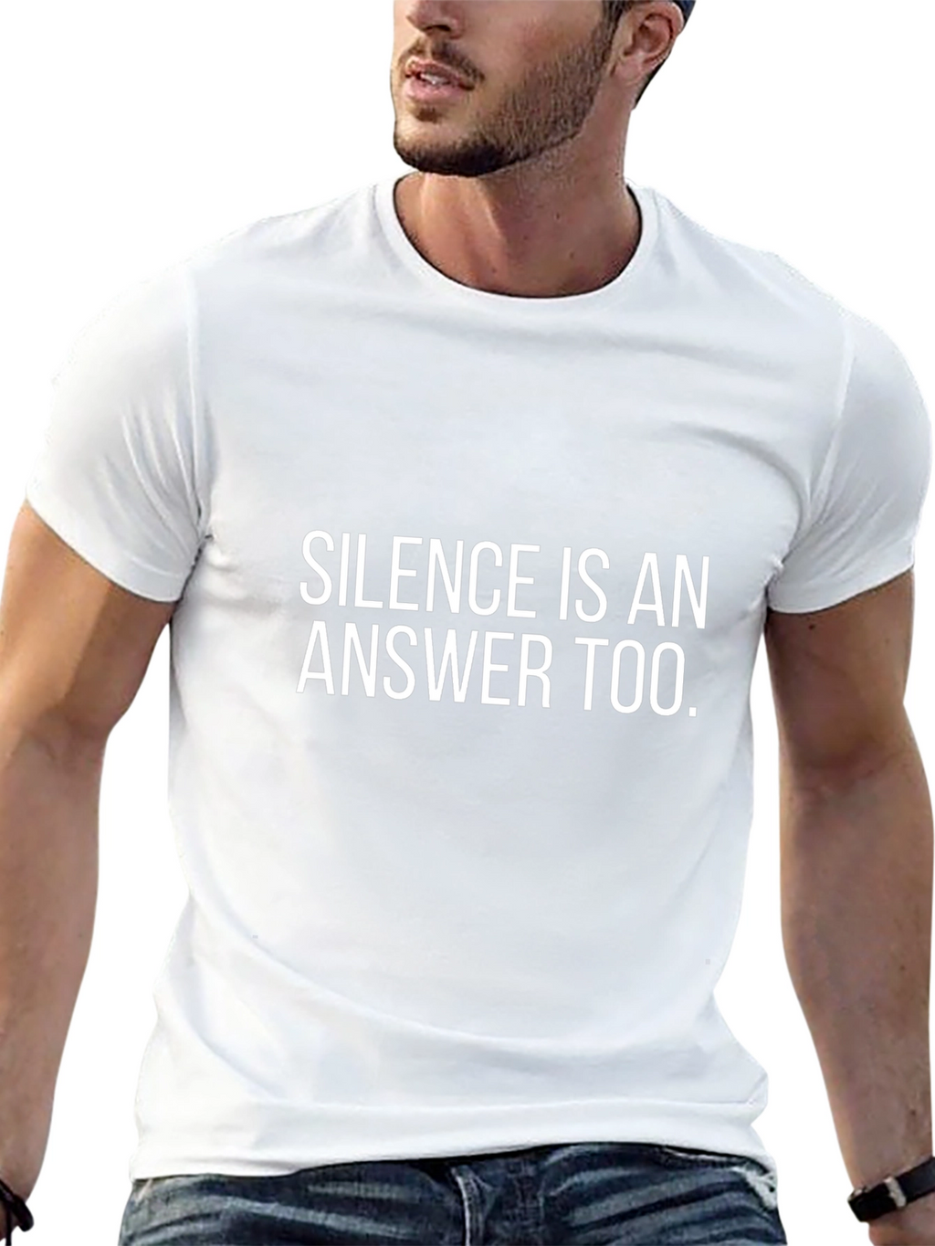 Silence is an Answer Tee - Mens Graphic T-Shirt