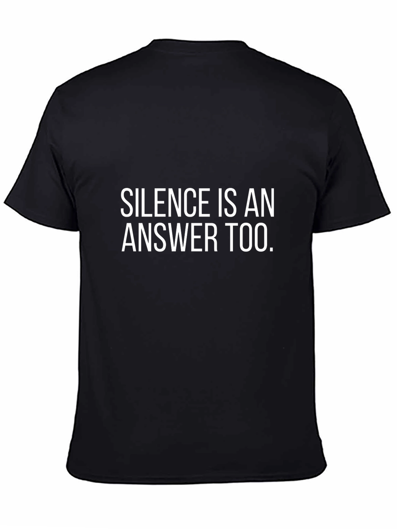 Silence is an Answer Tee - Mens Graphic T-Shirt
