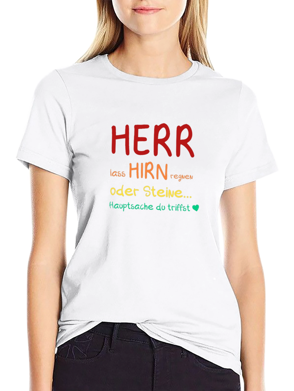 Herr Lass Hirn Regnen Graphic Tee