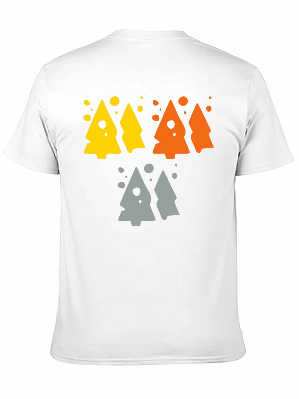 Funky Geometric Tree Graphic Tee