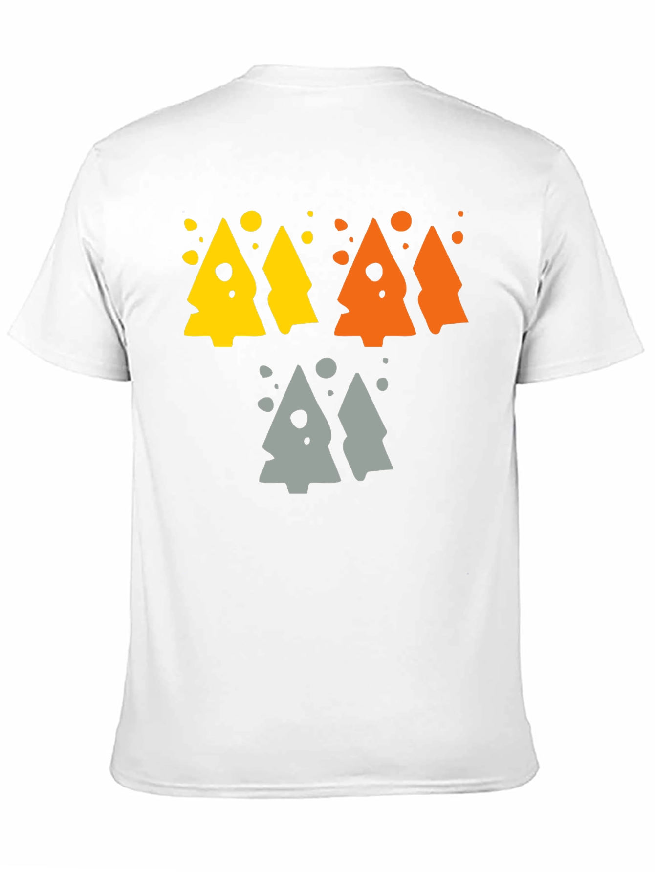 Funky Geometric Tree Graphic Tee
