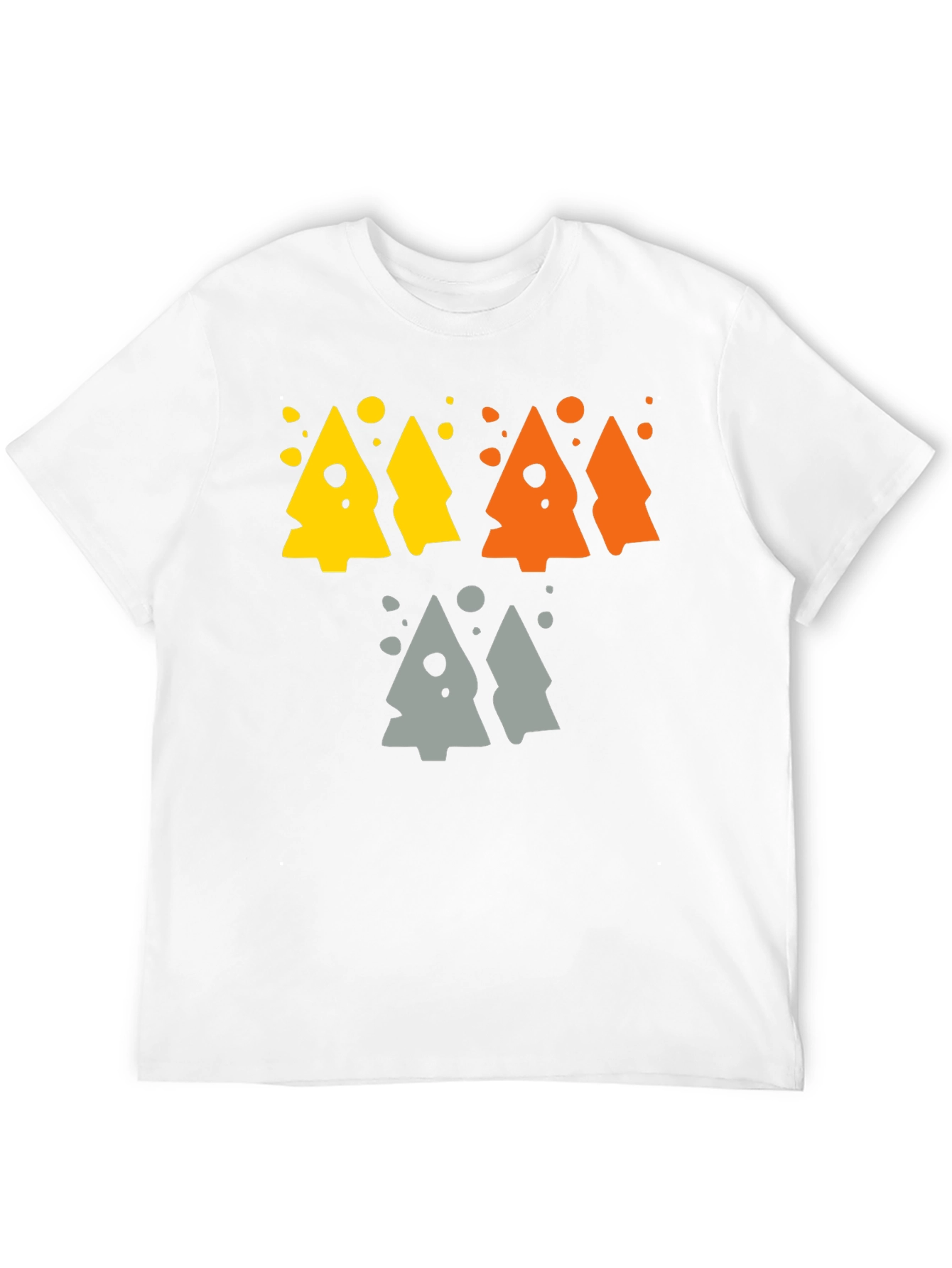 Funky Geometric Tree Graphic Tee