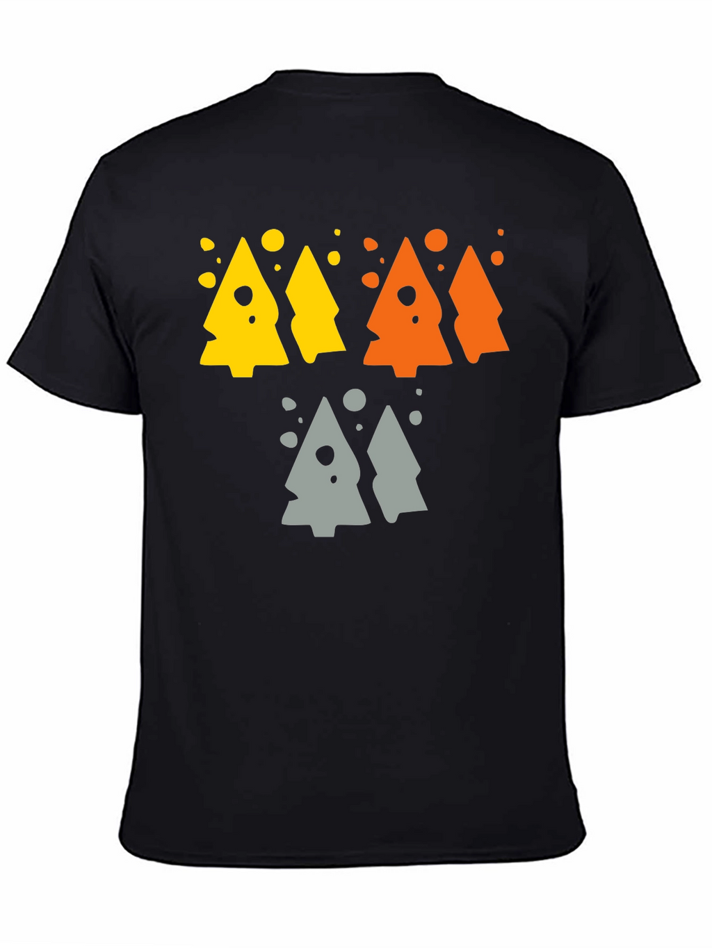 Funky Geometric Tree Graphic Tee
