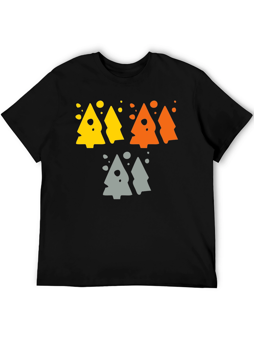 Funky Geometric Tree Graphic Tee