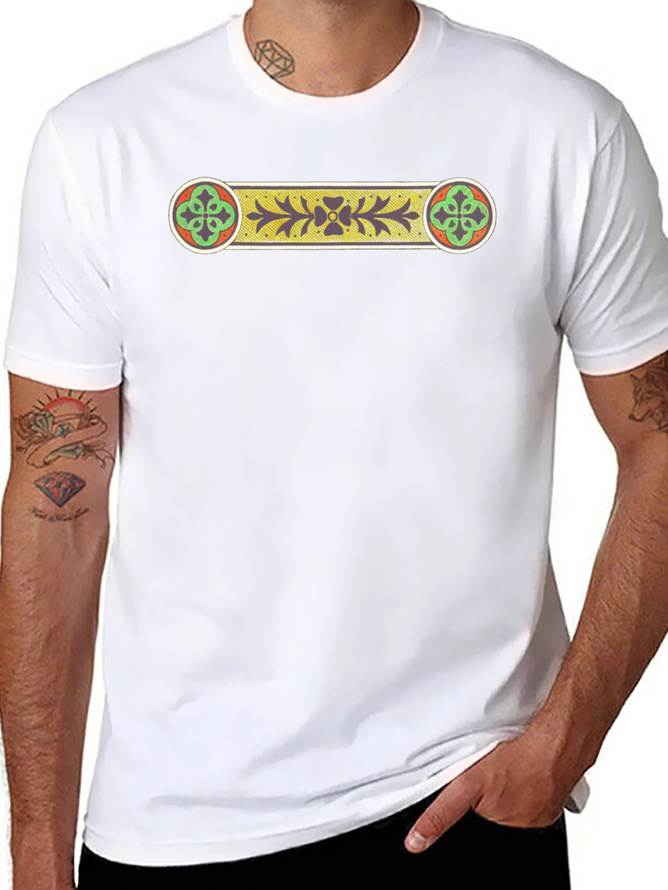 Celtic Knot Graphic Black T-Shirt
