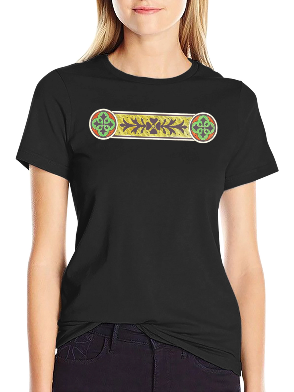 Celtic Knot Graphic Black T-Shirt
