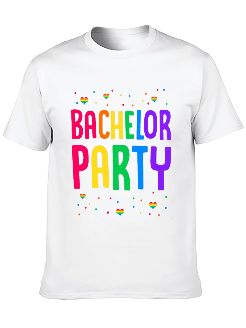 Bachelor Party Rainbow Pride T-Shirt
