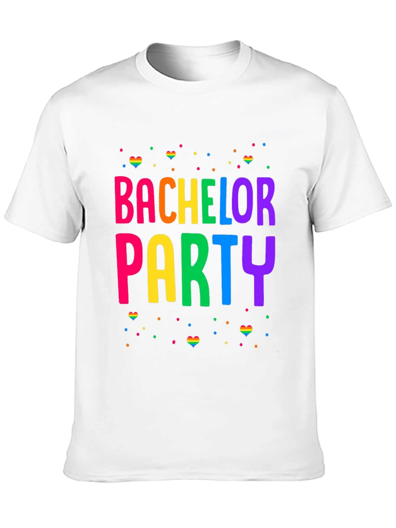 Bachelor Party Rainbow Pride T-Shirt