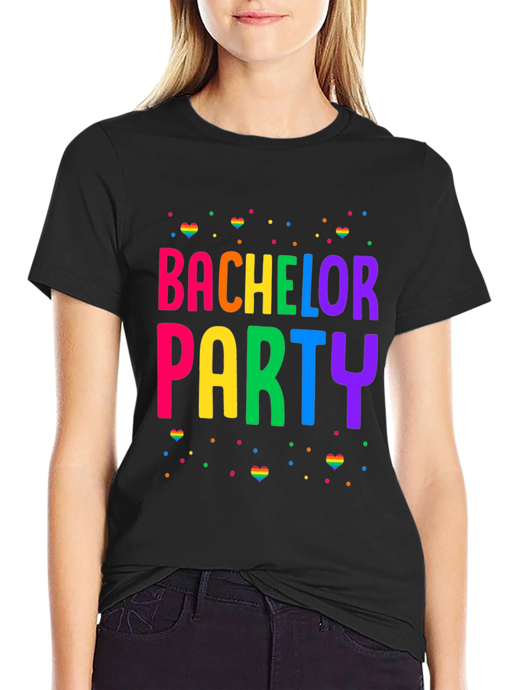 Bachelor Party Rainbow Pride T-Shirt