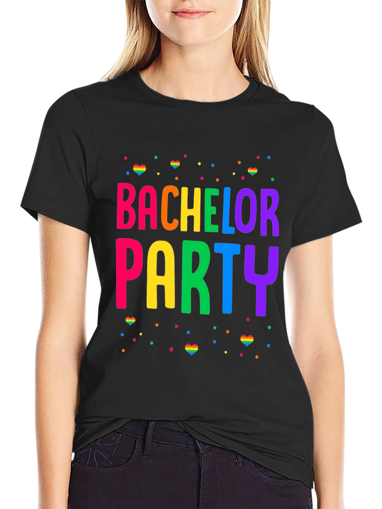 Bachelor Party Rainbow Pride T-Shirt