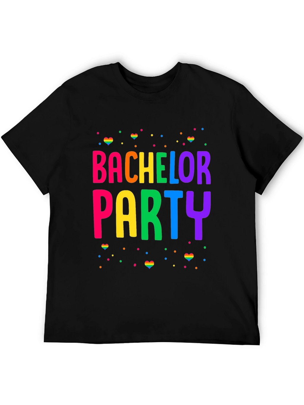 Bachelor Party Rainbow Pride T-Shirt