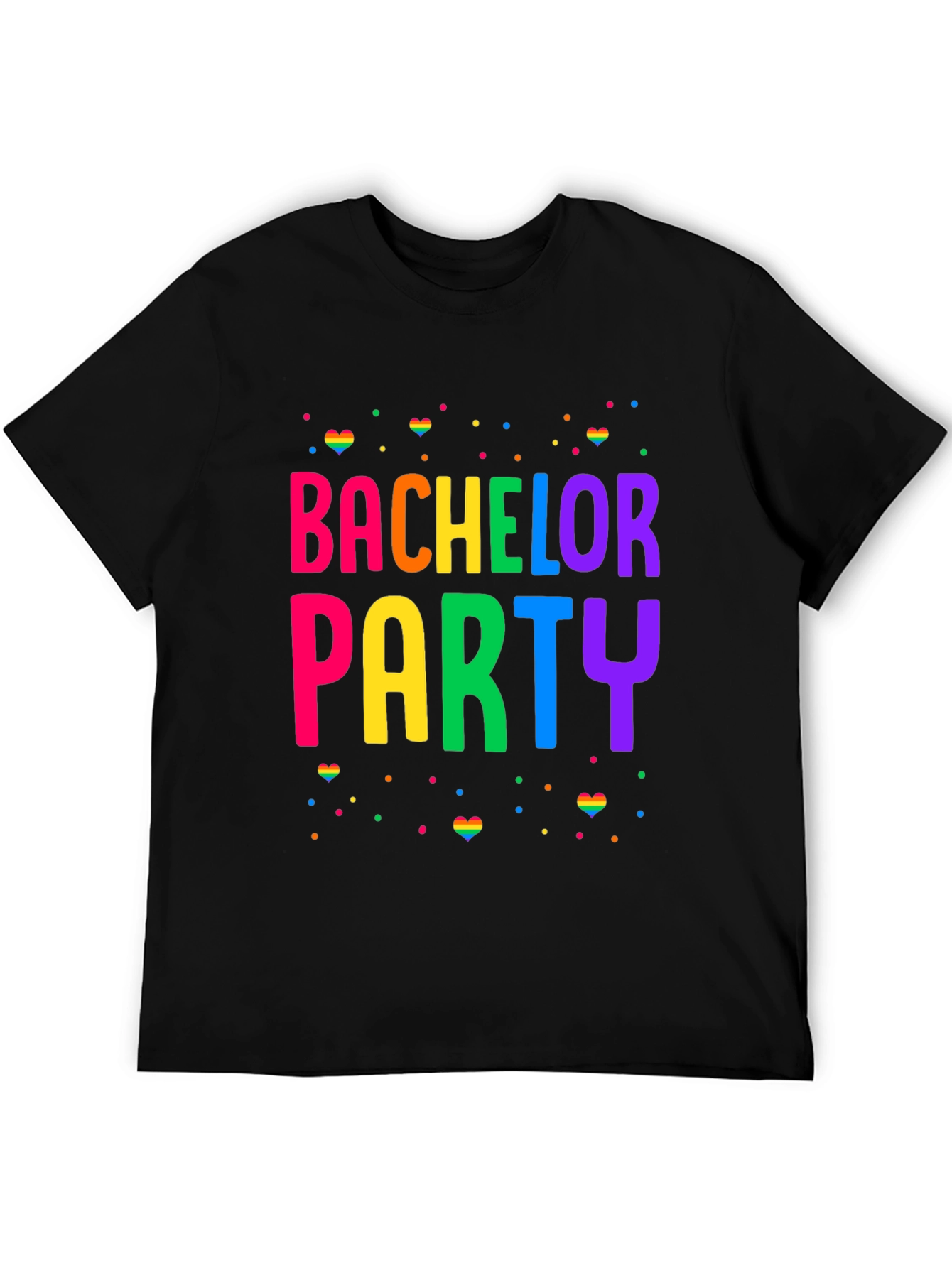 Bachelor Party Rainbow Pride T-Shirt