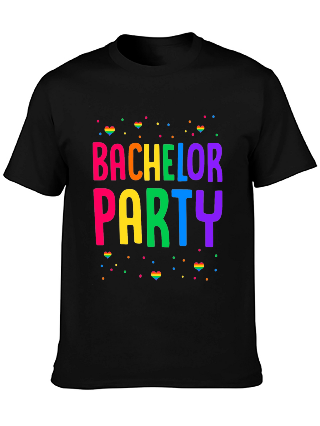 Bachelor Party Rainbow Pride T-Shirt