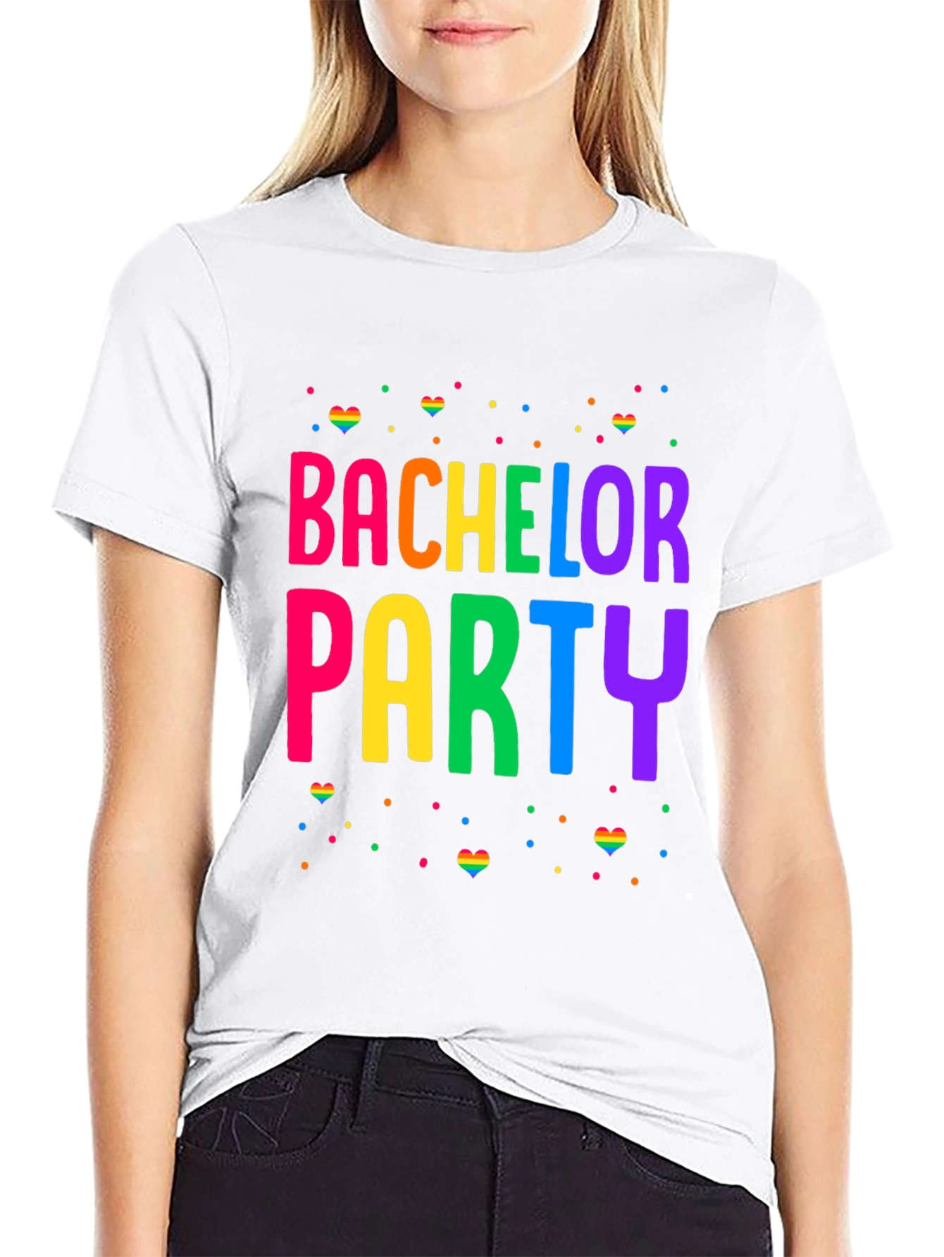 Bachelor Party Rainbow Pride T-Shirt