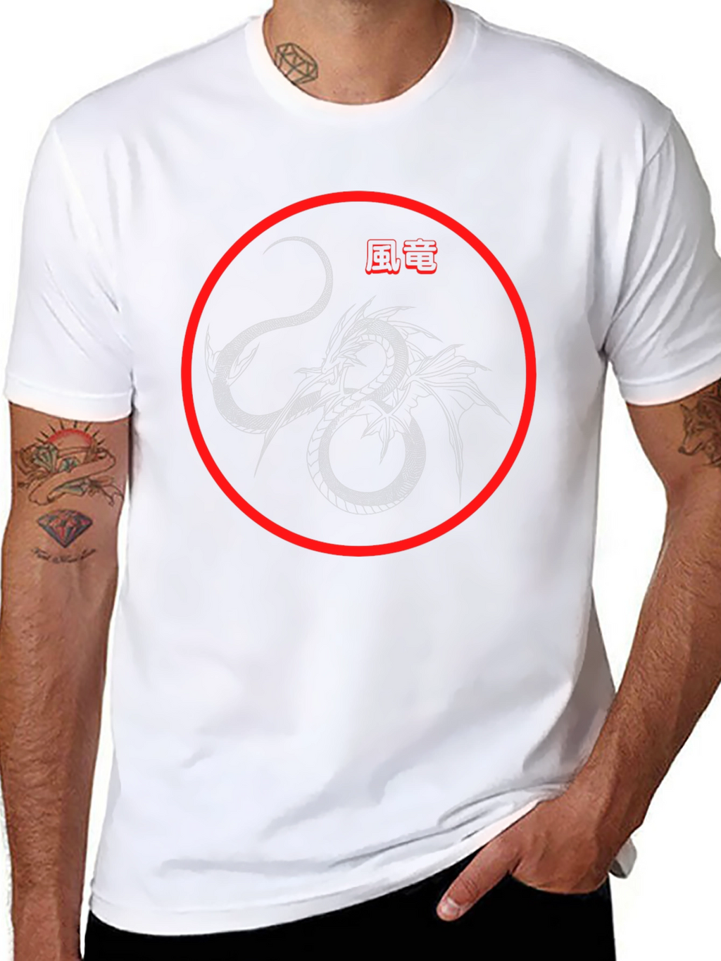 Dragon Graphic Tee - Stylish Asian Inspired Design