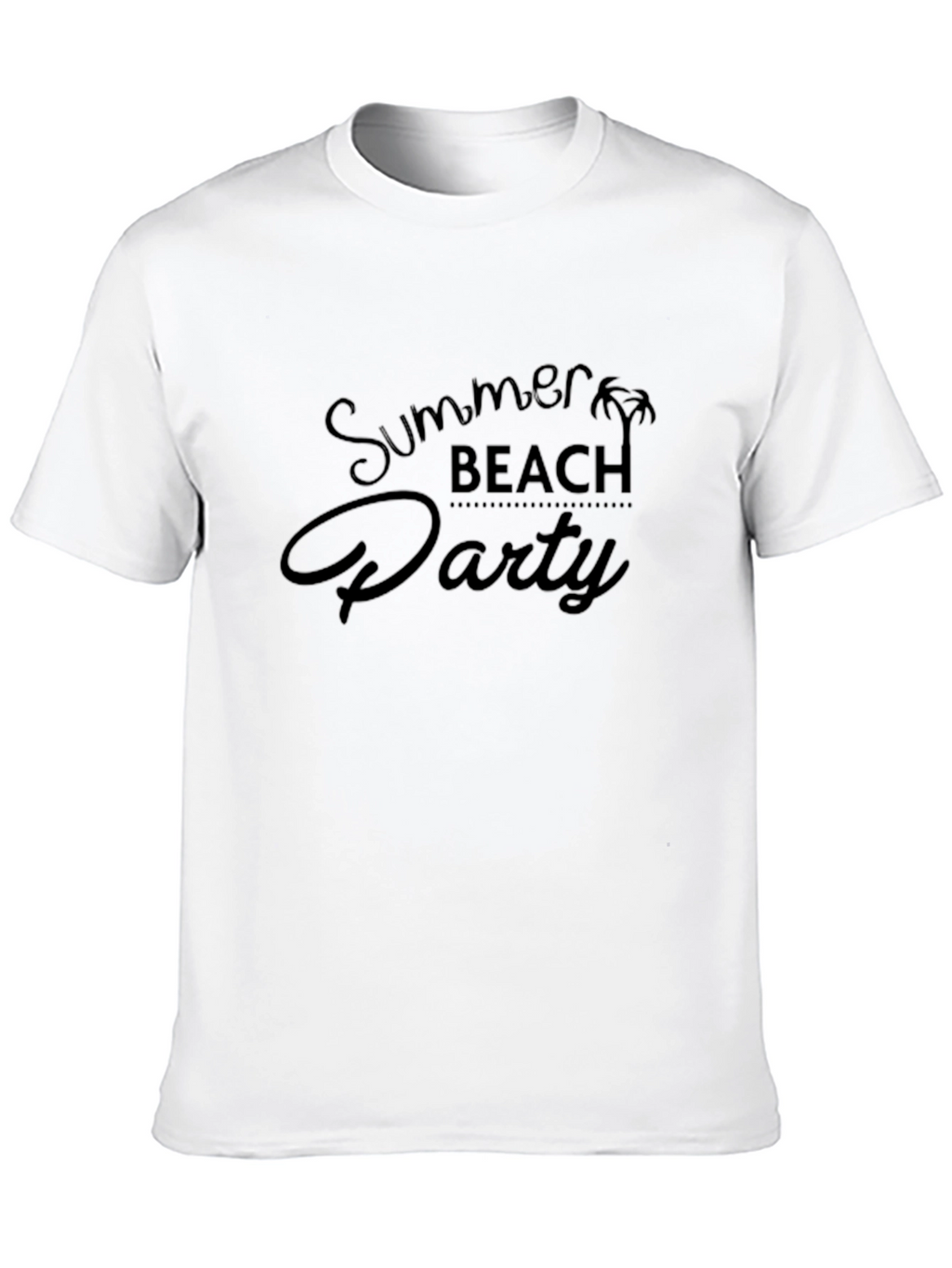 Summer Beach Party Black T-Shirt