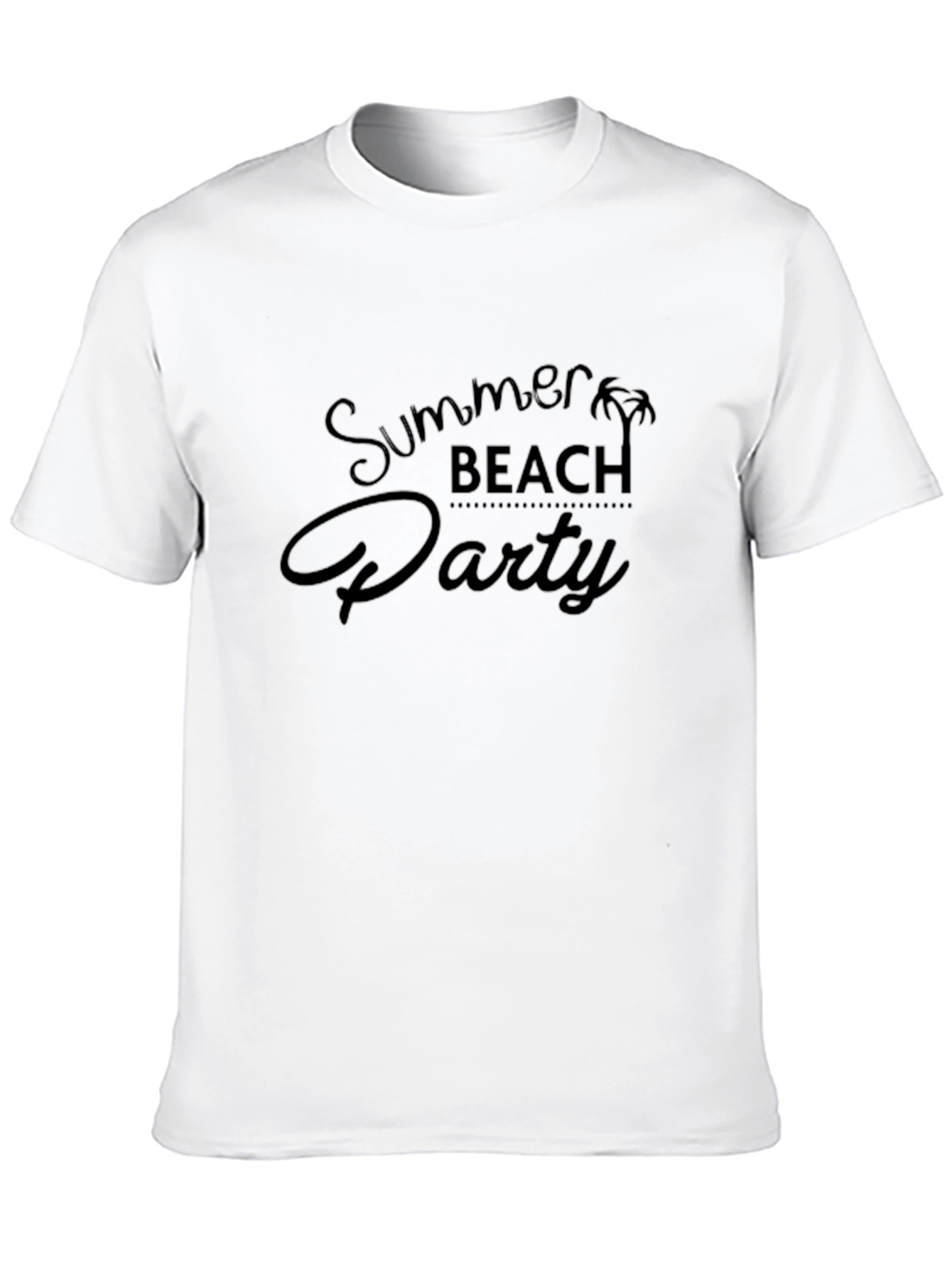 Summer Beach Party Black T-Shirt
