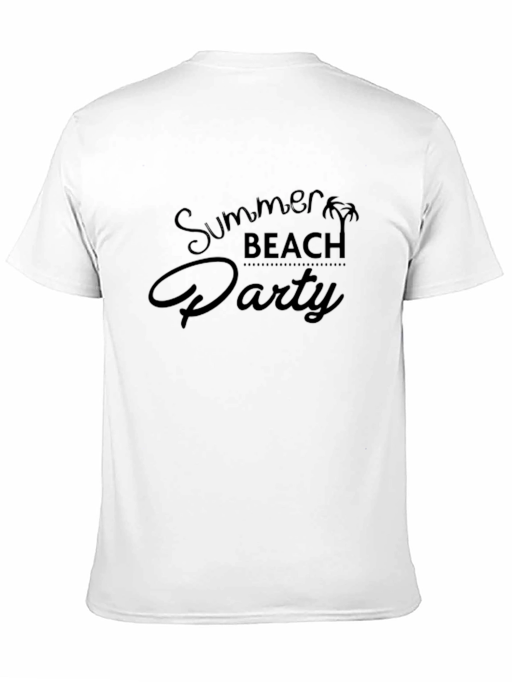 Summer Beach Party Black T-Shirt