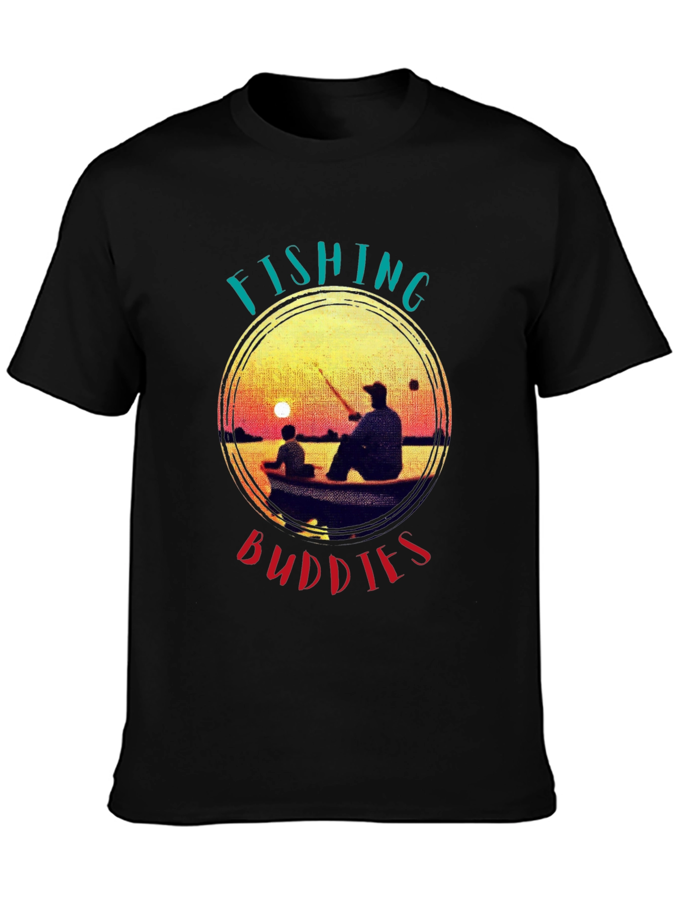 Fishing Buddies Graphic Tee - Father & Son