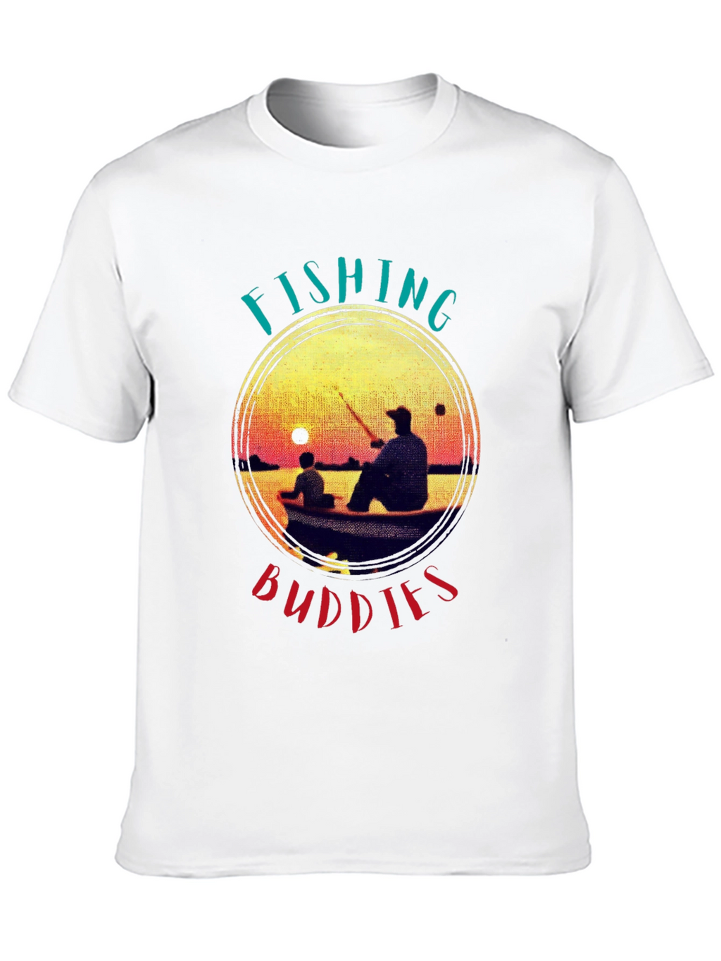Fishing Buddies Graphic Tee - Father & Son